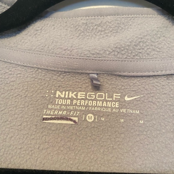 Nike Golf Thermafit Half Zip Pullover - Fleece inside Mens Medium - Picture 4 of 4